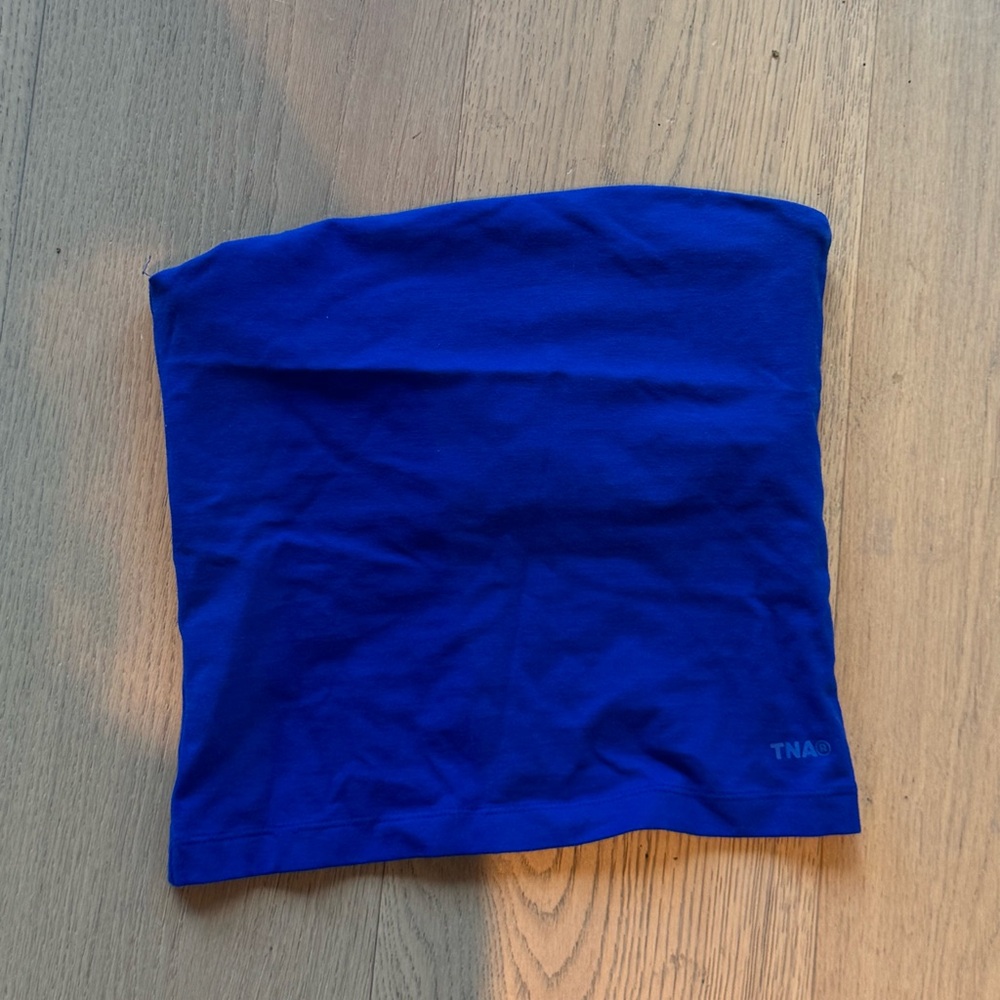 Aritzia tna cobalt blue xxs strapless tank